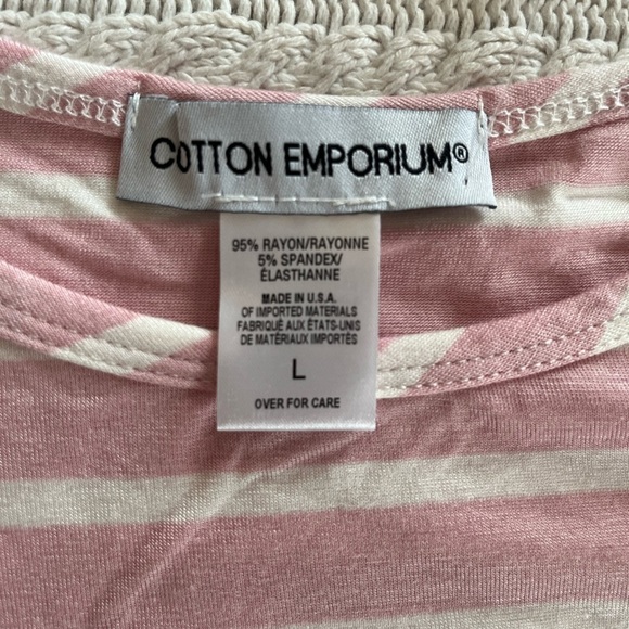 NWT Cotton Emporium Sleeveless Cropped Tank Juniors Size Large - Picture 6 of 9